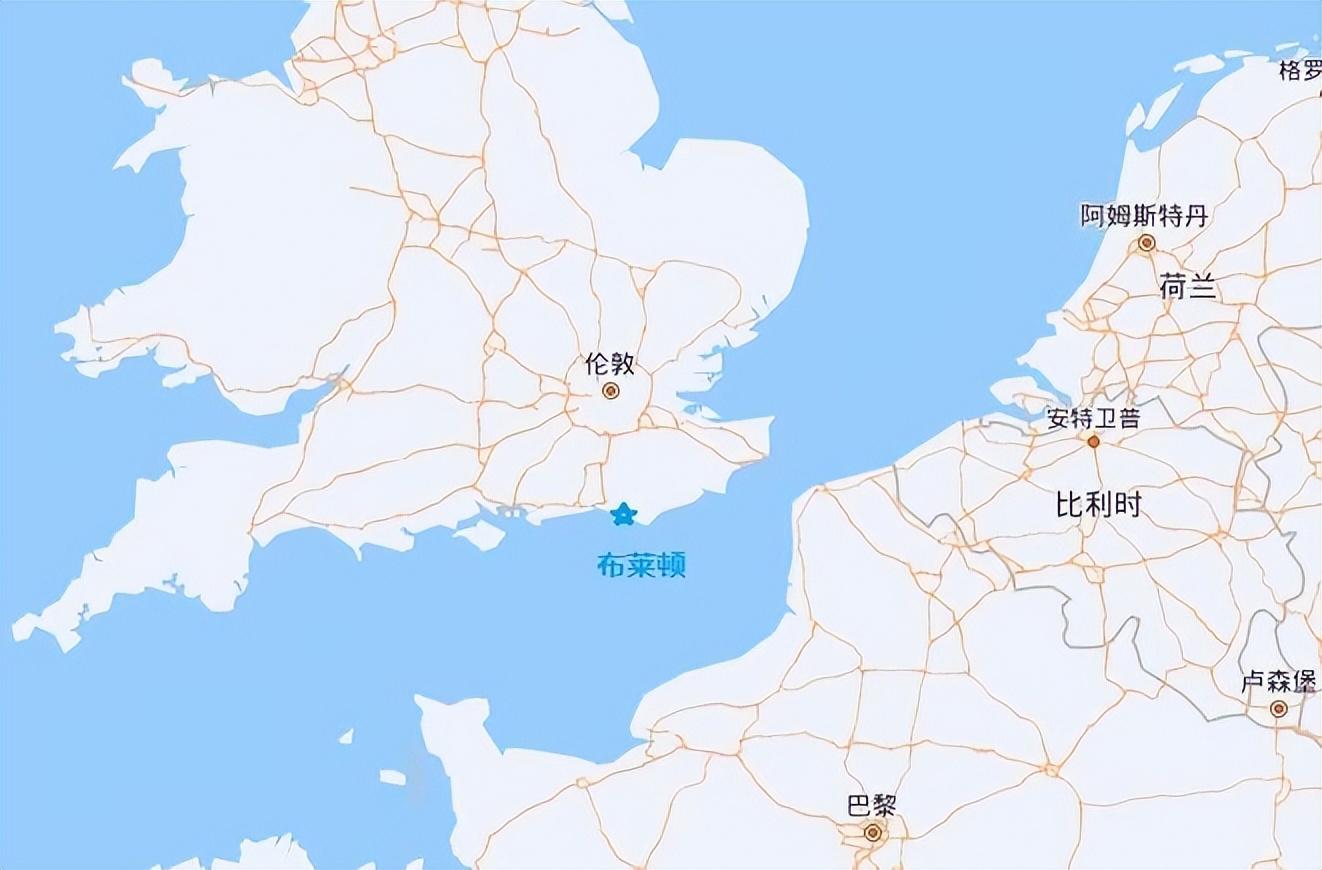 英国布莱顿地图图片