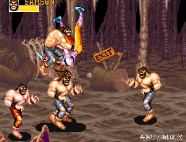 《名将》中有几种胖子,这个野蛮人算是其一,会各种摔擒技术,甚至可以