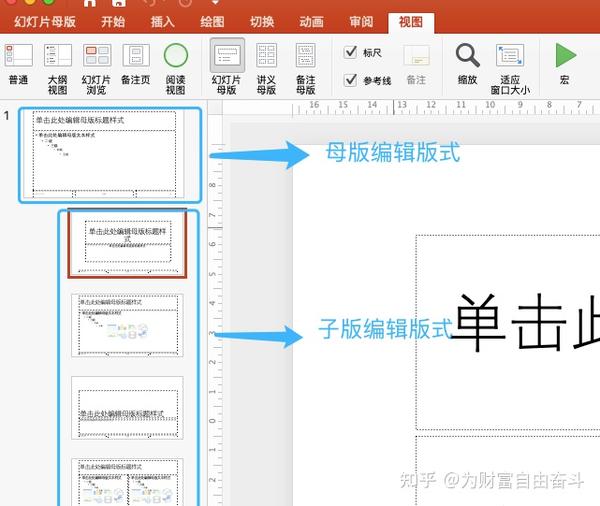 如何制作幻灯片母版(个人PPT母版制作) - 知乎