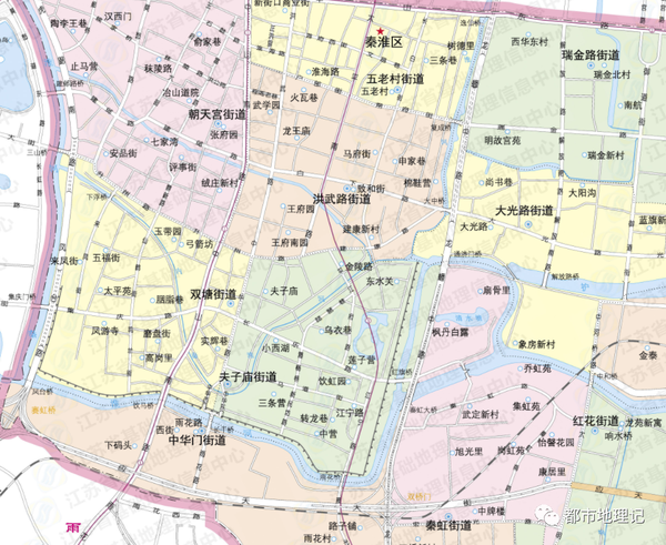 你家住在哪个街道？来看看最新版南京分区分街道高清地图 知乎