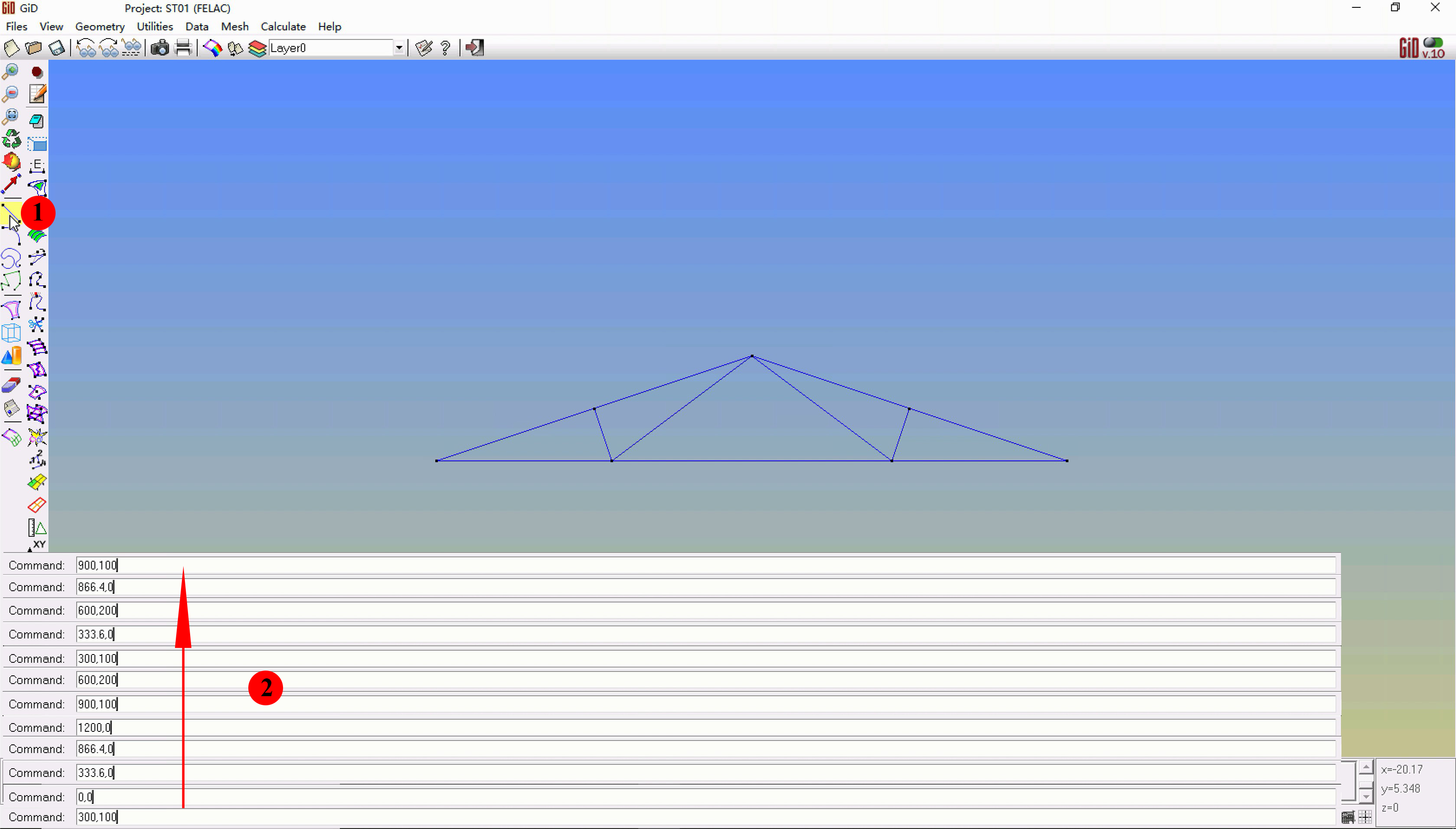 st01 人字形屋架的静力分析 - 桁架 - 知乎