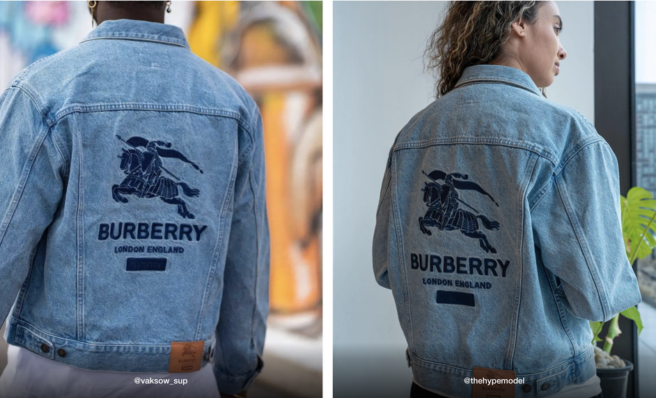 supremexburberry的上身效果酷吗