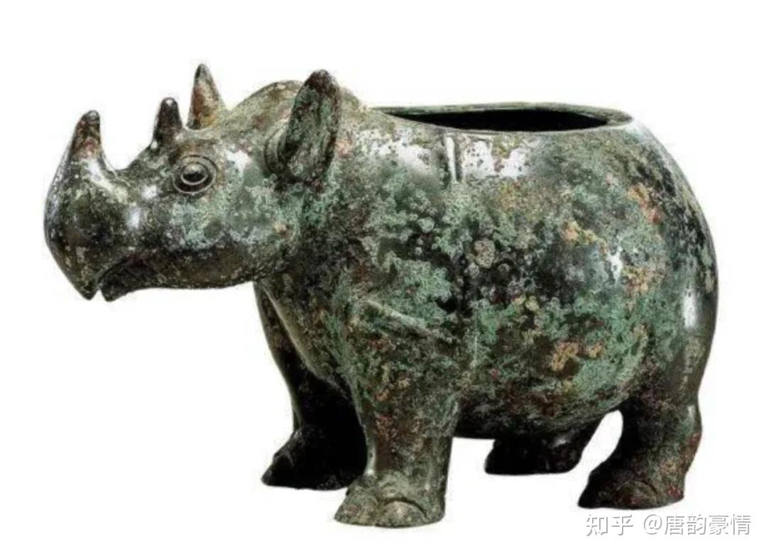 我国古代而历史上对犀牛的形象也经历过演变.