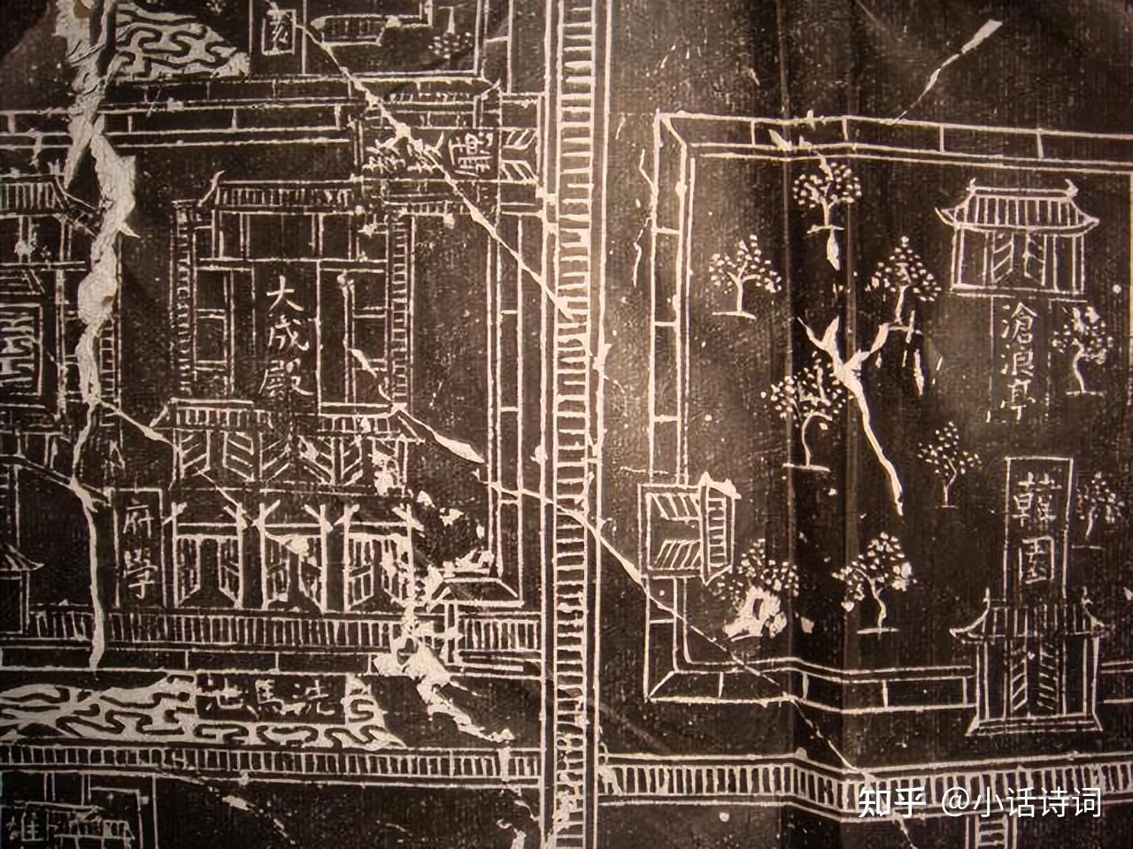 南宋石刻《平江图》,是现存最早的苏州地图,也是一件优秀的艺术珍品