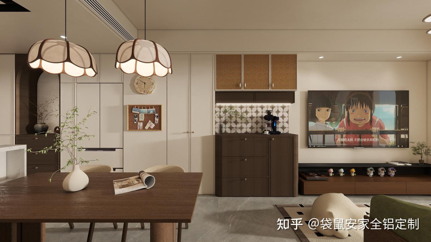 万科朗廷 91㎡中古风全铝宅:“0 甲醛 + 耐造” 的复古松弛感 - 知乎