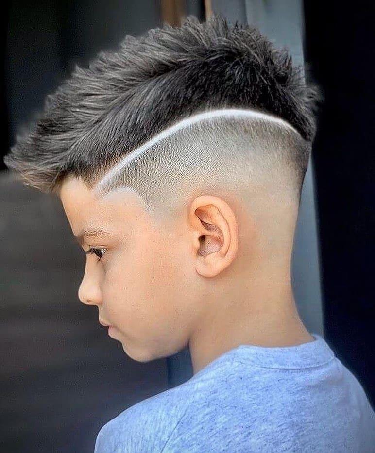 儿童发型男飞机头图片