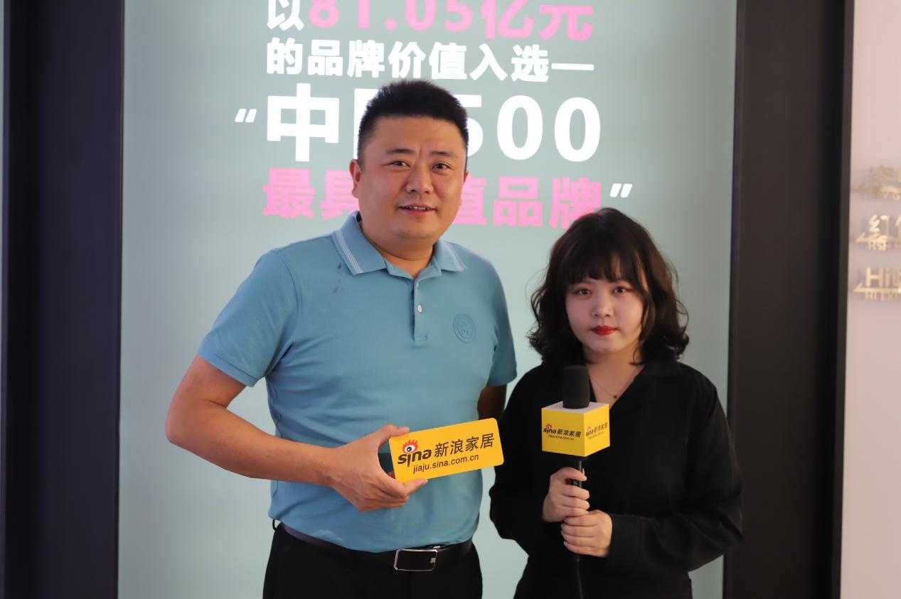 红宝石墙布宁波专卖店负责人安志强品牌赋能共同发展新浪家居