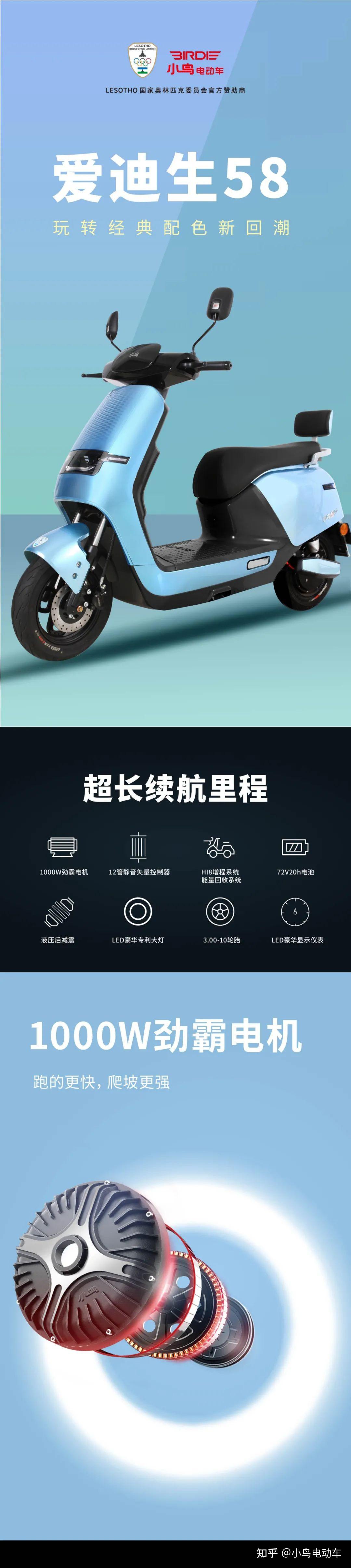 小鸟专利电摩车款