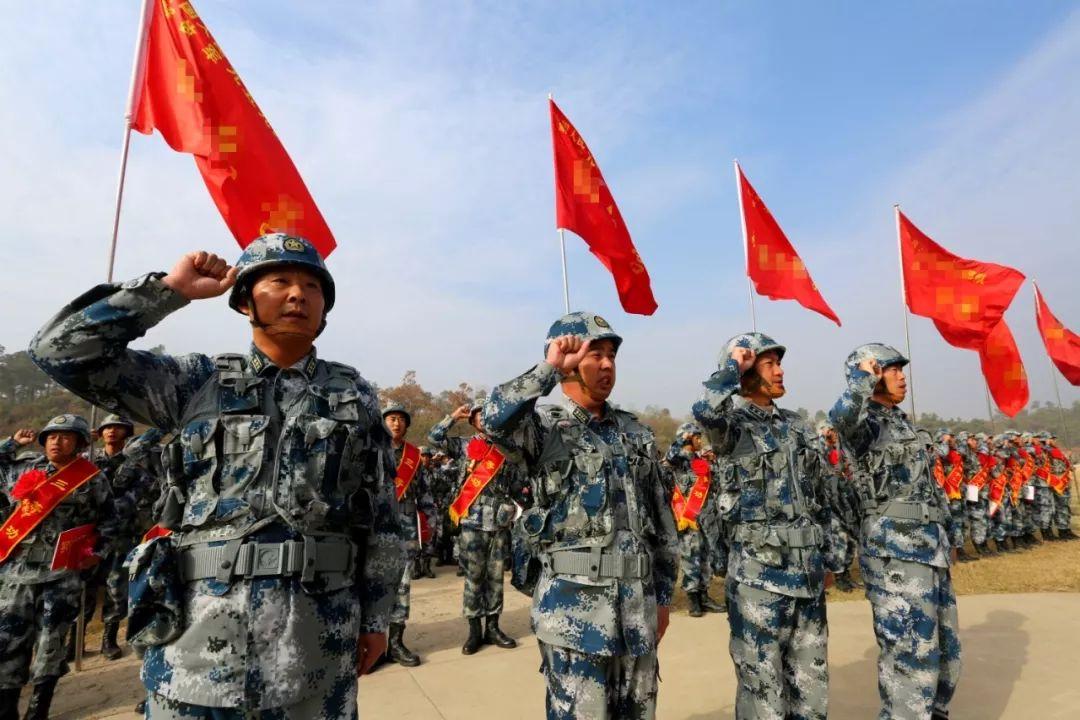 67全副武装摩拳擦掌誓师动员即刻出征