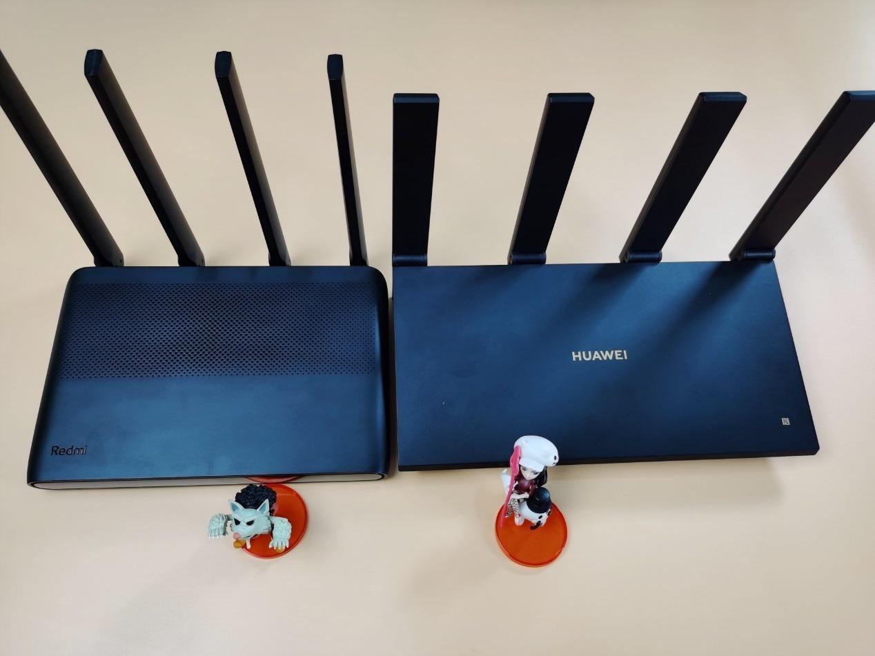 华为ax6红米ax6000对比评测,同考承重墙这张考卷谁胜出?