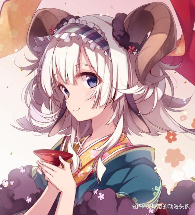 和风动漫头像自信十足的华丽美少女她们对未来充满了希望