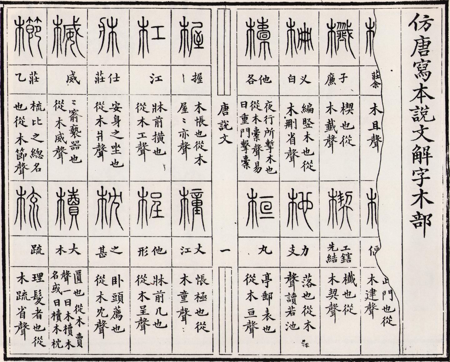 逸书】唐写本《說文解字·木部》残卷- 知乎