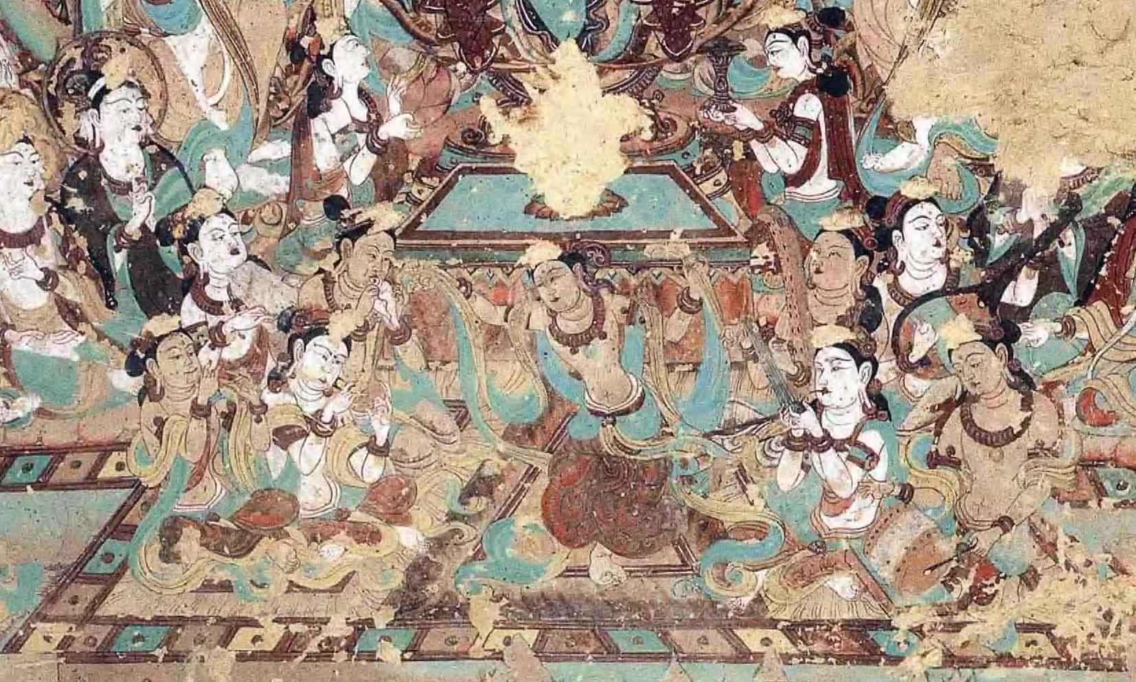 【神游千年,大美敦煌】中唐-112窟南壁西-金刚经变,北壁西-报恩经变,北壁东-药师经变【高清大图】 - 知乎