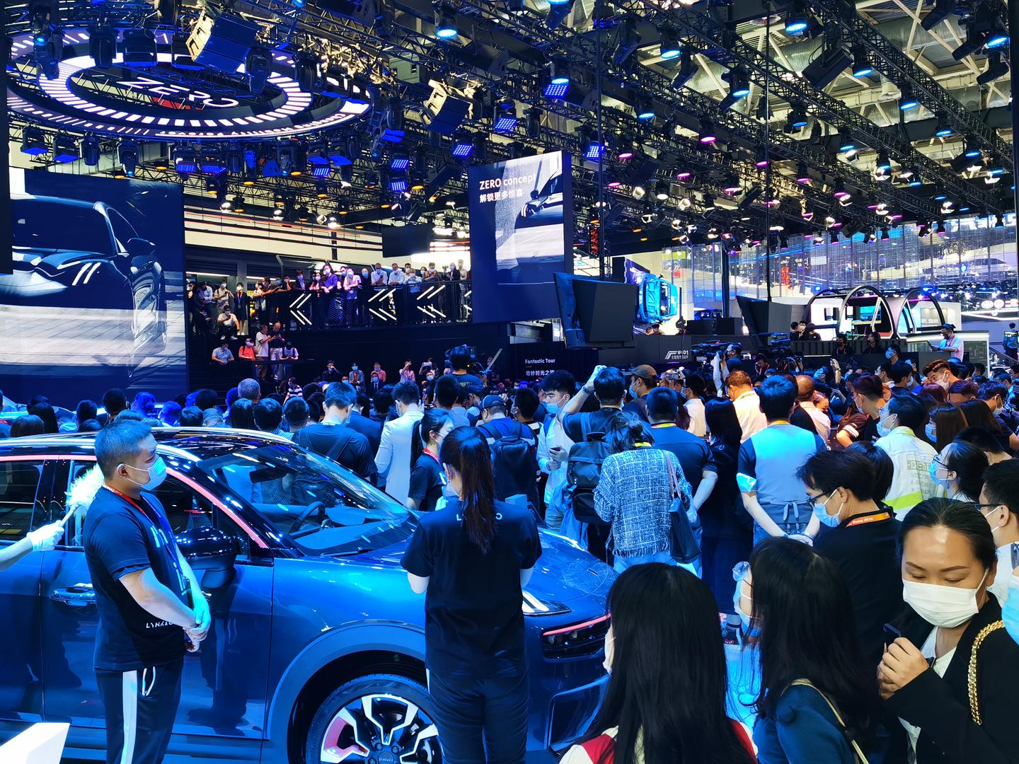 盘点北京车展领克zeroconcept首发亮相领克展台人气爆棚