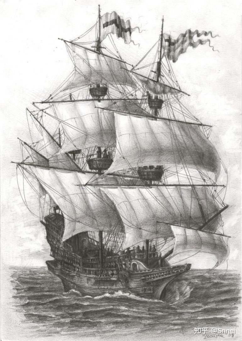 绘画作品,航行中的金鹿号金鹿号最初的名字是鹈鹕号.