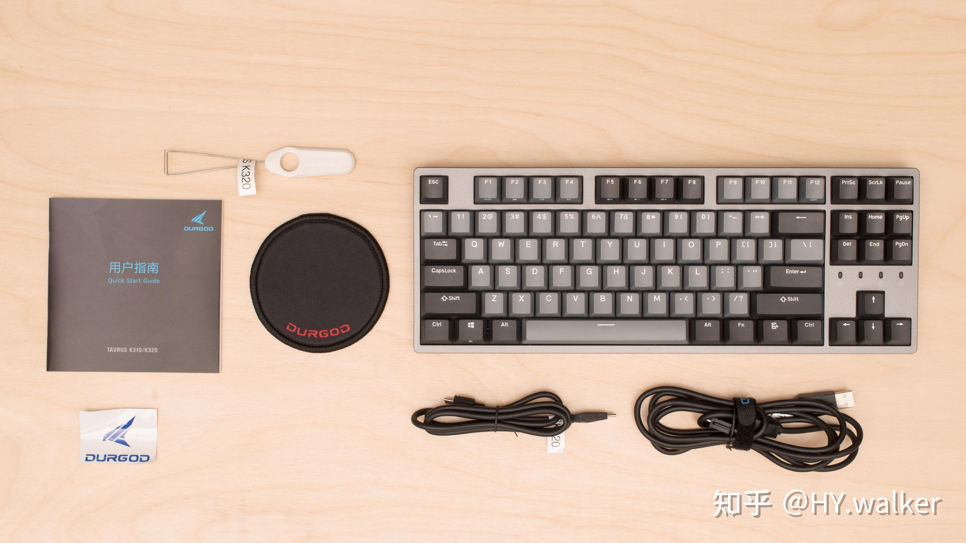 杜伽 键盘深耕 1>:杜伽k320使用自评--400元推荐购买的优秀cherry轴