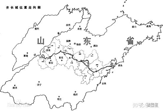 山东齐鲁分界线地图图片