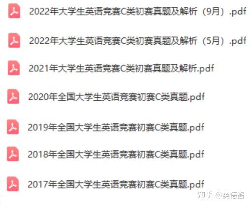 2022年9月全国大学生英语竞赛c类真题试卷及答案解析 知乎