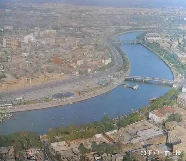 天津市交通遊覧図 1986 1986年的天津，悠悠海河穿城而过-