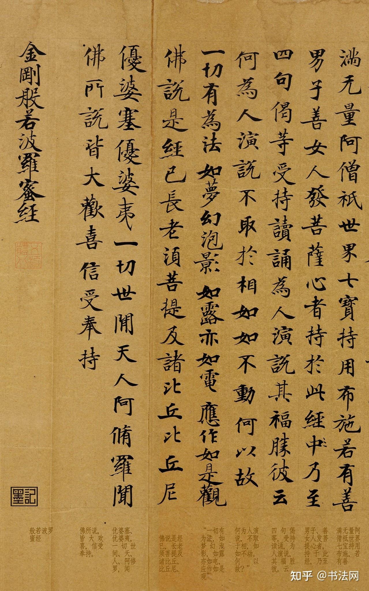 敦煌发现武则天《金刚经》真迹,书法水平超过《灵飞经》,比王羲之的字更珍贵! - 知乎