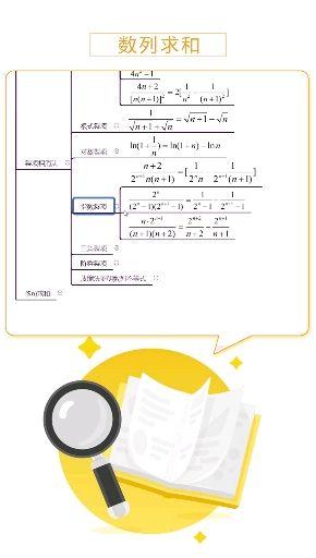 高中数学概念总结思维导图-数列与数学归纳法