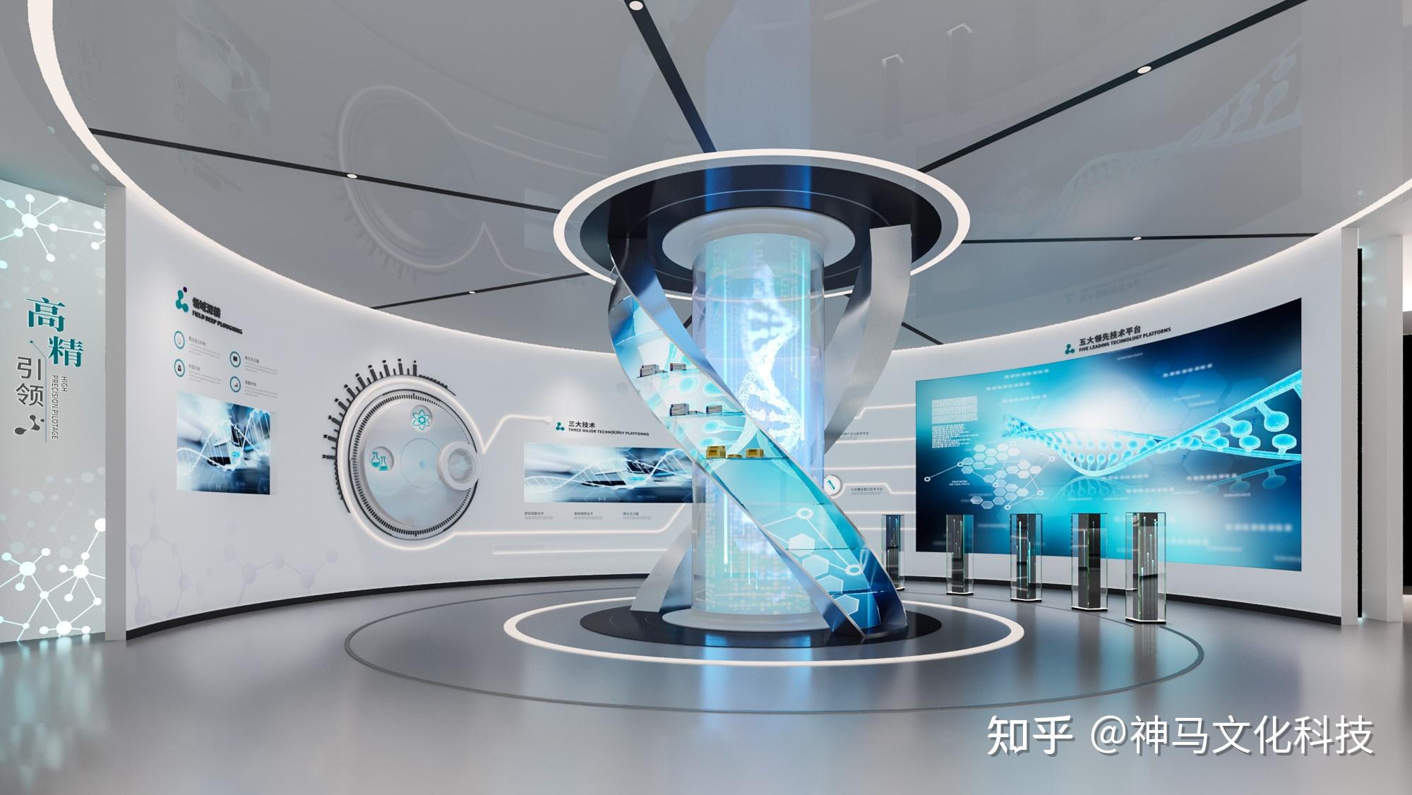 揭秘干细胞实验室展厅设计:如何将科研成果转化为公众认知?干细胞科普馆设计|大健康展厅|神马文化 - 知乎