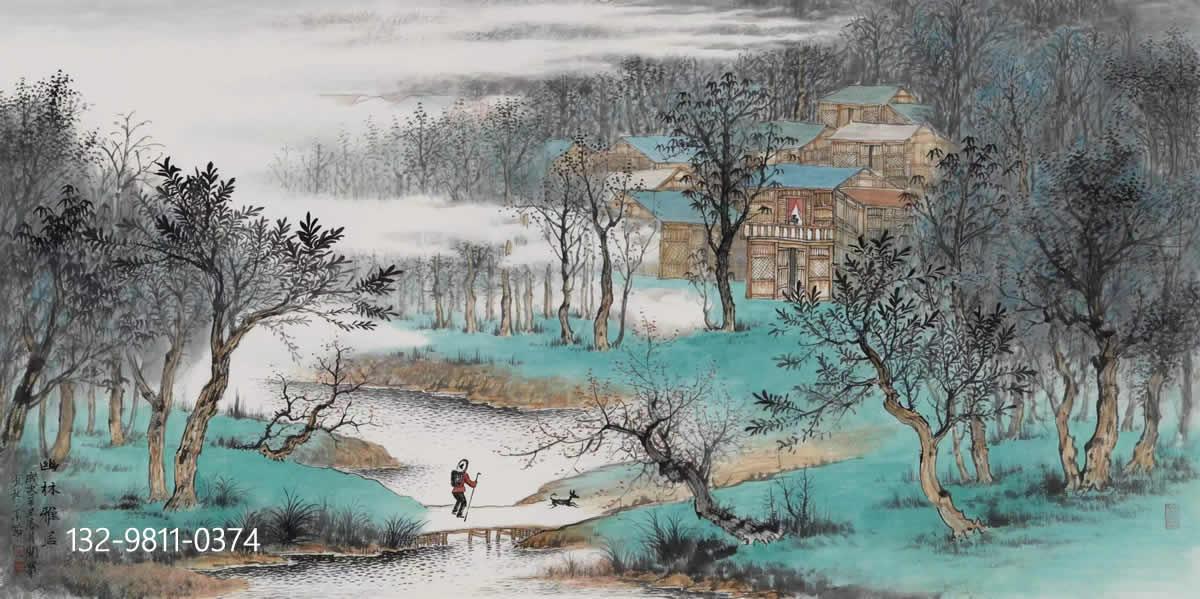 画家黄开丛山水画神韵高古墨语流芳