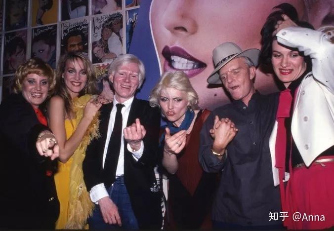 with lorna luft, jerry hall, andy warhol, debbie harry, truma