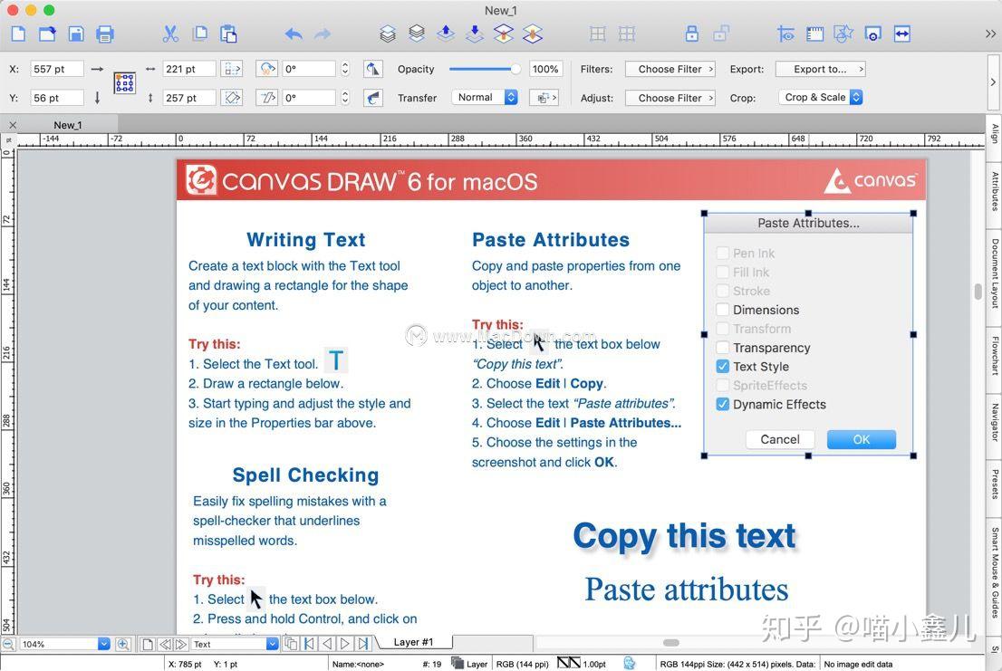 mac矢量图形绘制软件Canvas Draw 知乎