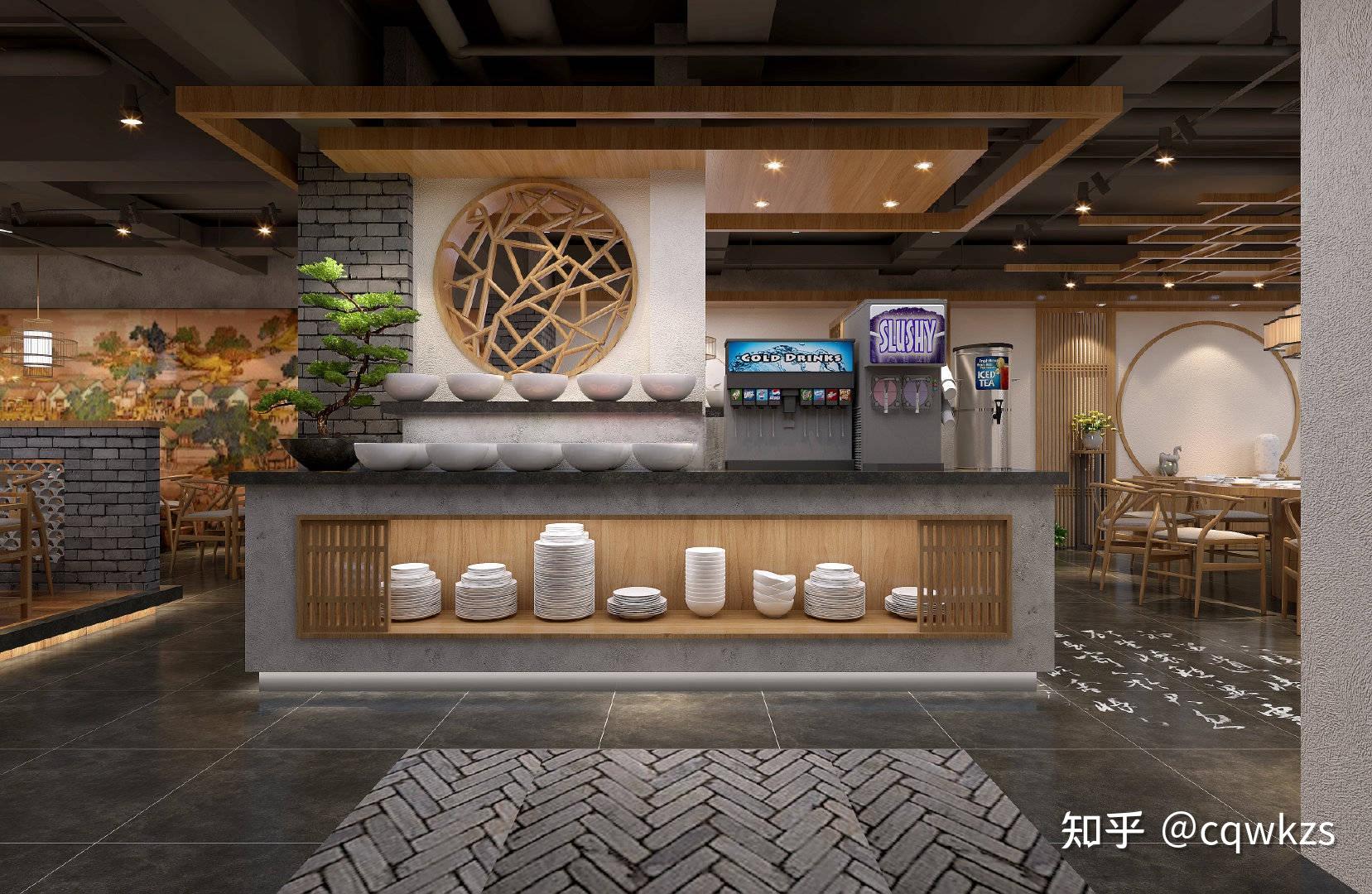新中式风格火锅店设计|重庆火锅店设计|唯楷装饰 - 知乎