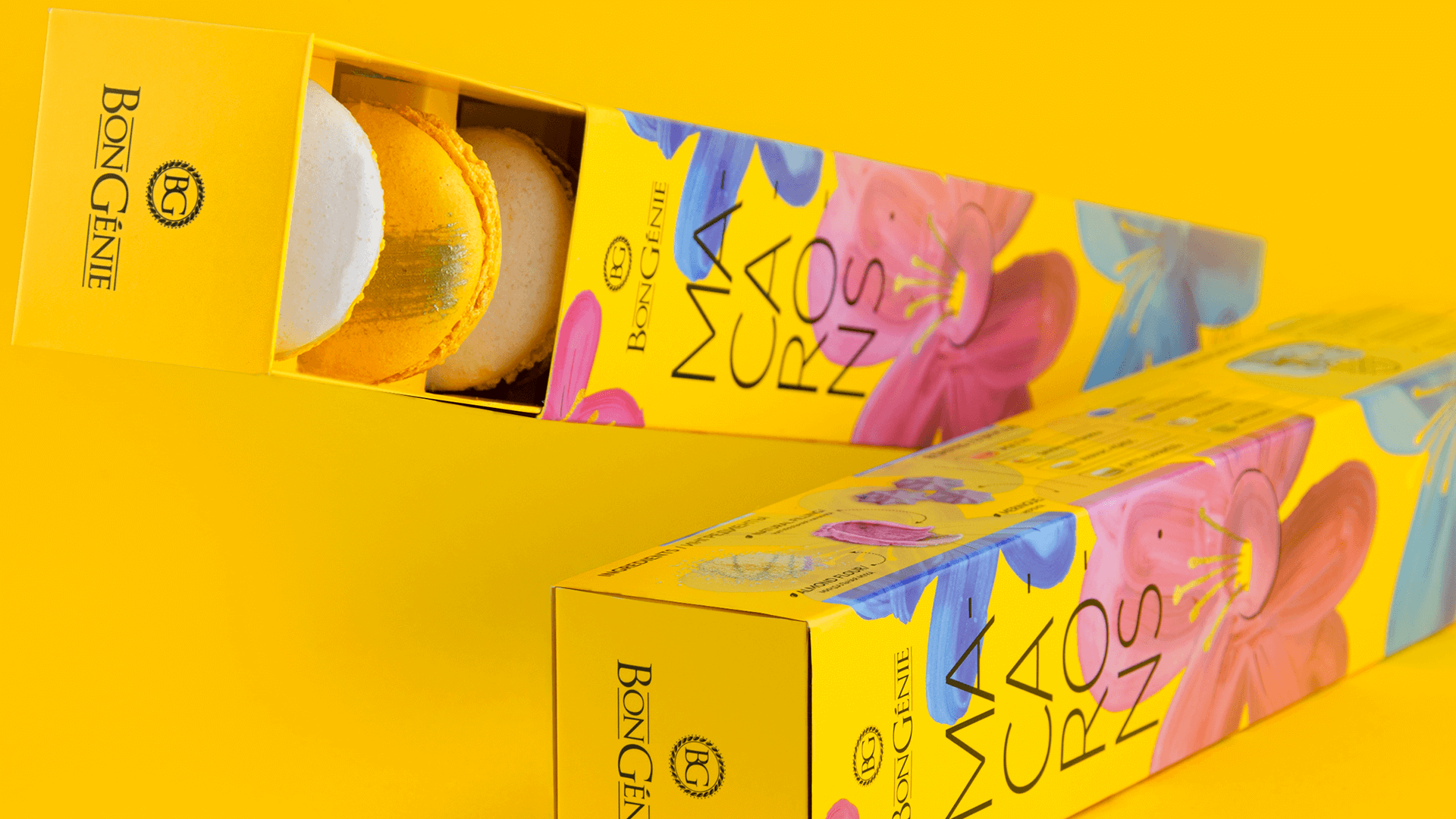 春天的感觉bongenie春季限量版马卡龙包装设计