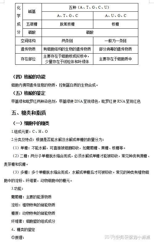 給同學們分享一份衡水中學教師整理的高中生物所有重要知識點梳理筆記