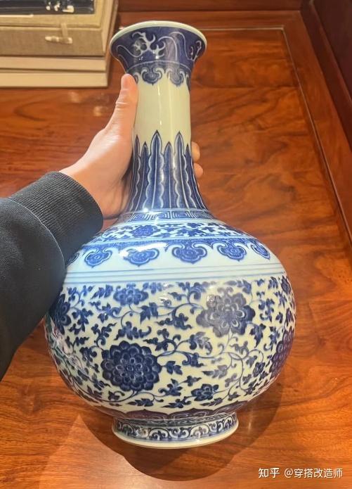 这种现在能卖多少？清乾隆·青花缠枝莲纹- 知乎