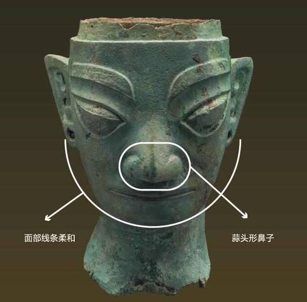 《三星堆之眼》一书"请"出了三星堆两坑出土的57件青铜人头像,这些戴