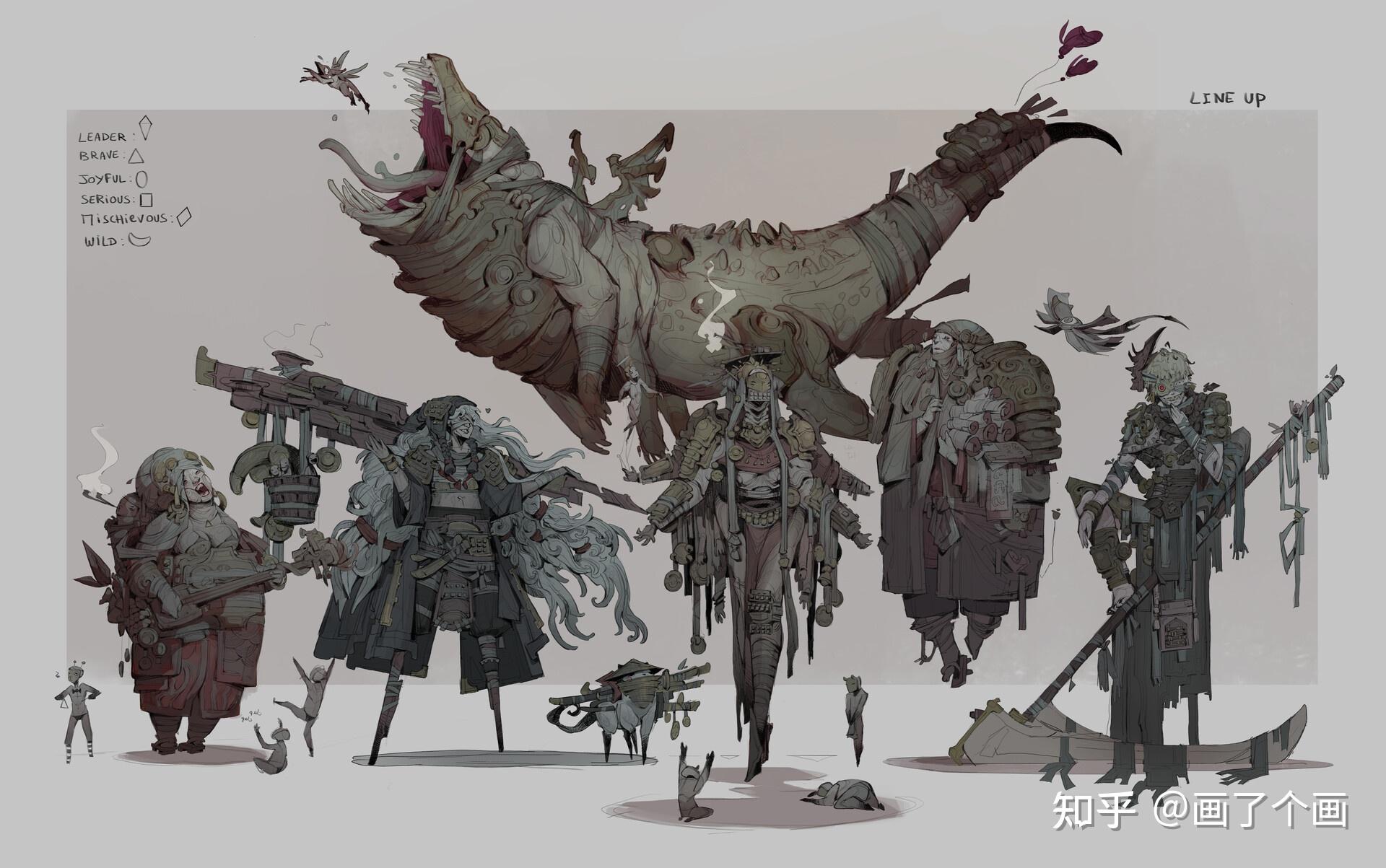 “荒诞主义绘画的天花板”|宝藏画师推荐 - 知乎