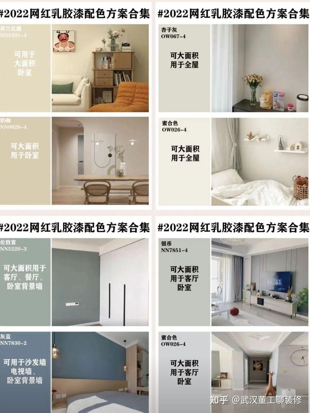 超全面乳胶漆配色方案！ - 知乎