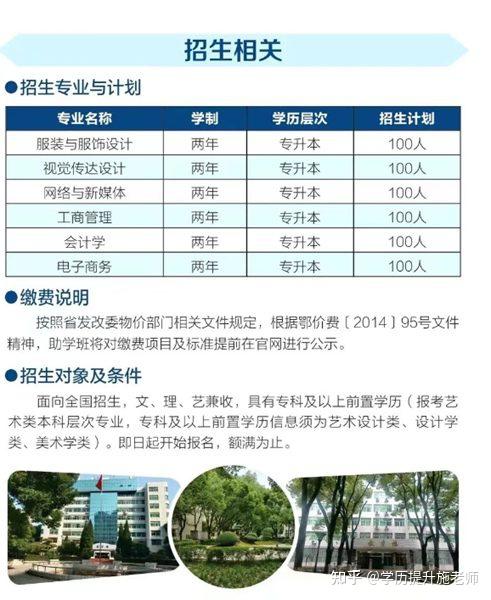 2024年武汉纺织大学全日制自考本科助学班招生公告（报名指南+官方报名入口） - 知乎