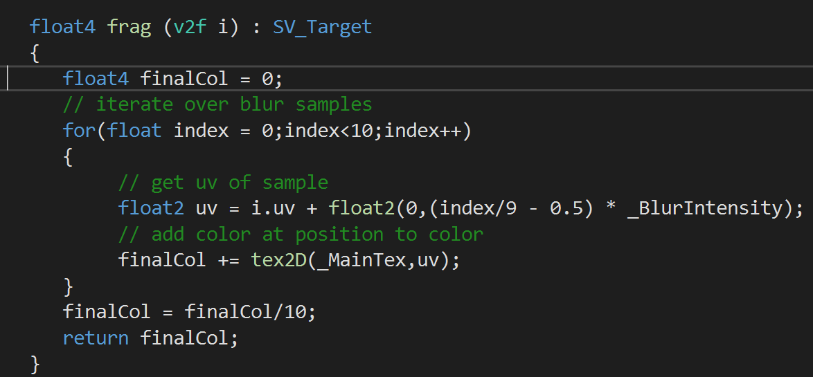Unity PostProcessing : Boxblur - PISCOnoob - 博客园