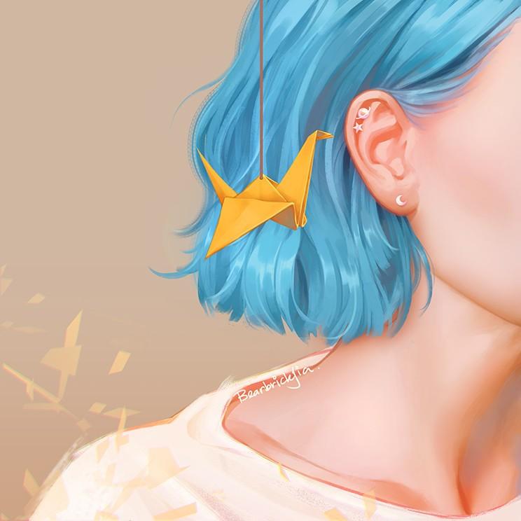 【元素推荐】马来西亚画师karmen loh作品欣赏71p 美女 帅哥 头像