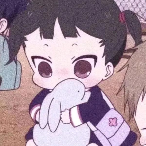 可爱动漫情头纸短情长我用一辈子来讲