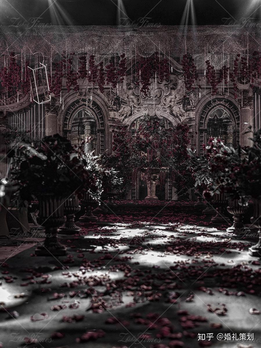 成都婚礼策划主题婚礼暗黑风格智汇时代婚礼