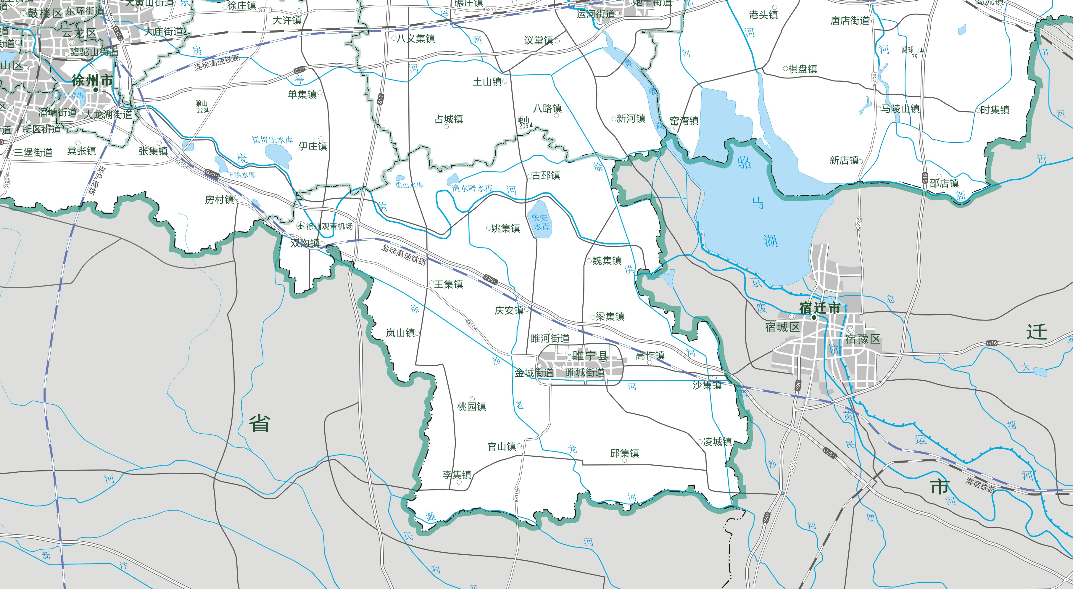 睢宁城区详细地图图片