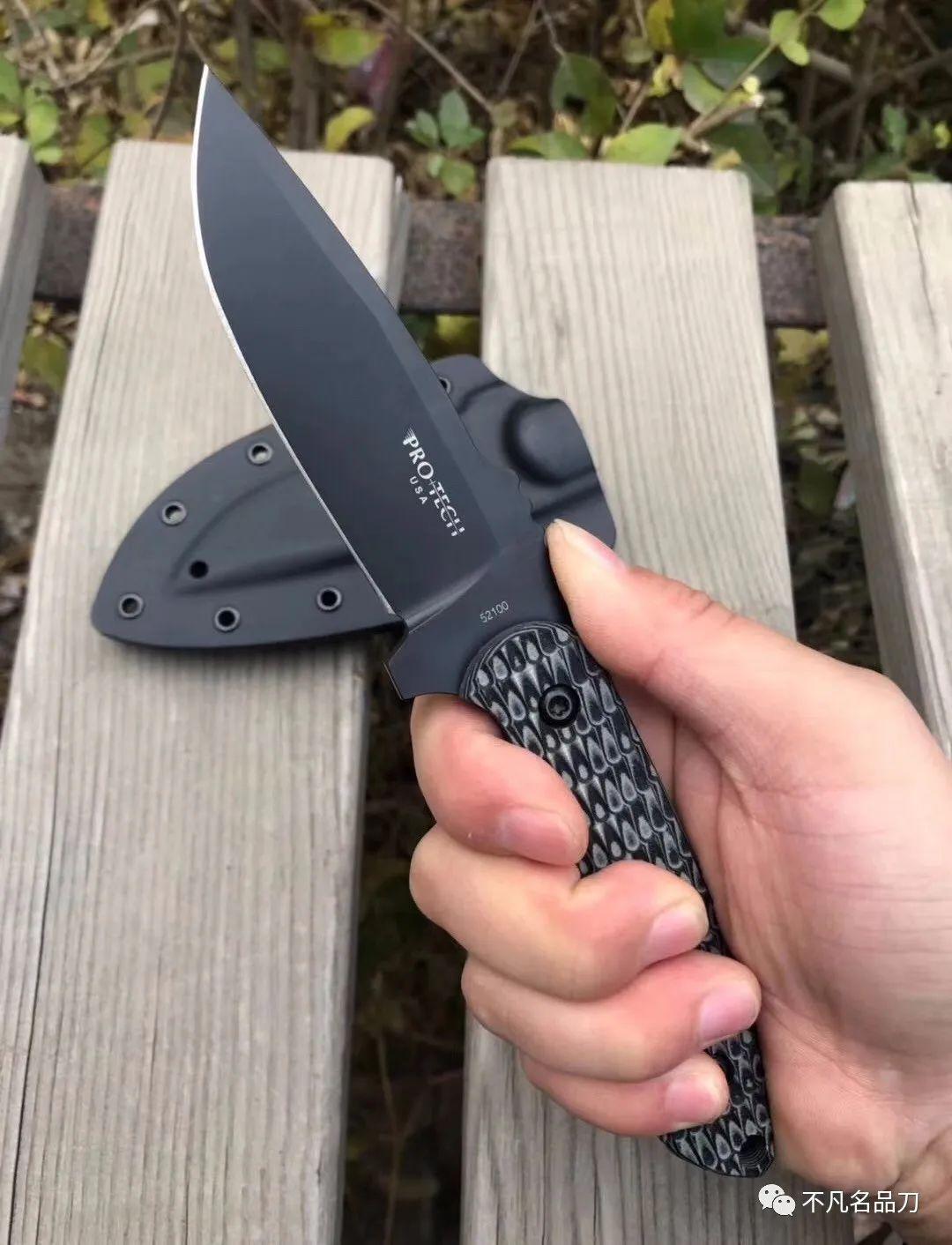 战术小直刀手工大马士革钢厨刀-无鞘手工大马士革钢厨刀-无鞘protech