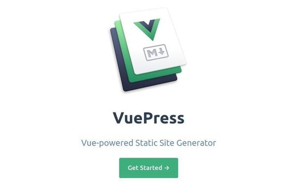 Image 5: vuepress is a static site generator