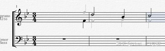 Satb初步 四部和声与原位正三和弦 知乎