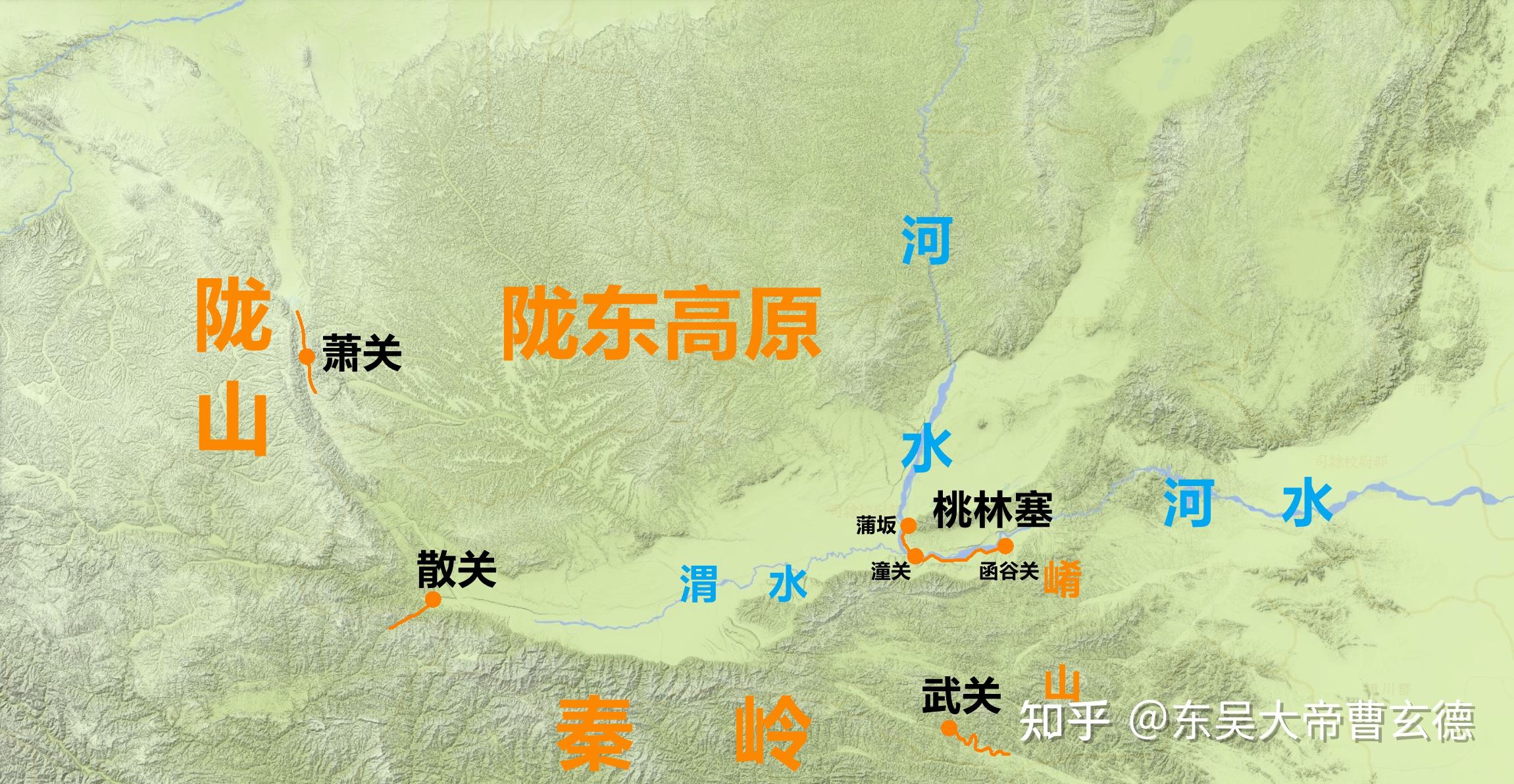 关中和汉中历史地图图片