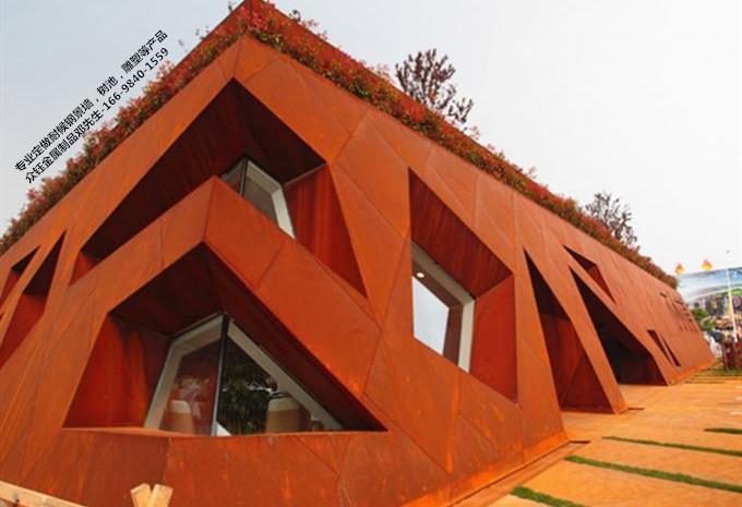 耐候钢景观树池耐候钢标牌设计施工