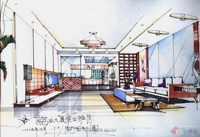 180张室内外手绘效果图 - 知乎