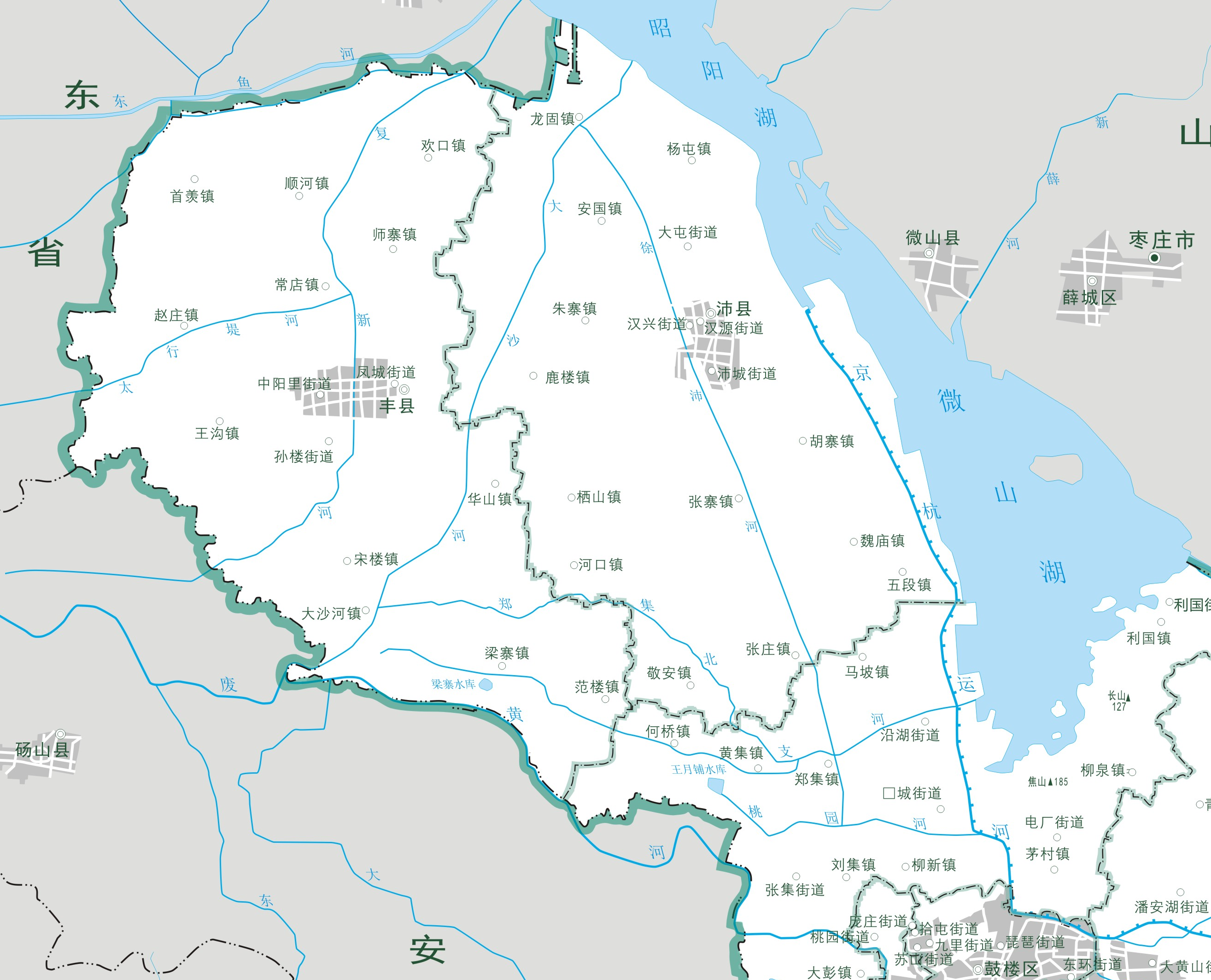沛县县城详细地图图片