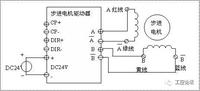 移动门电机接线图图片